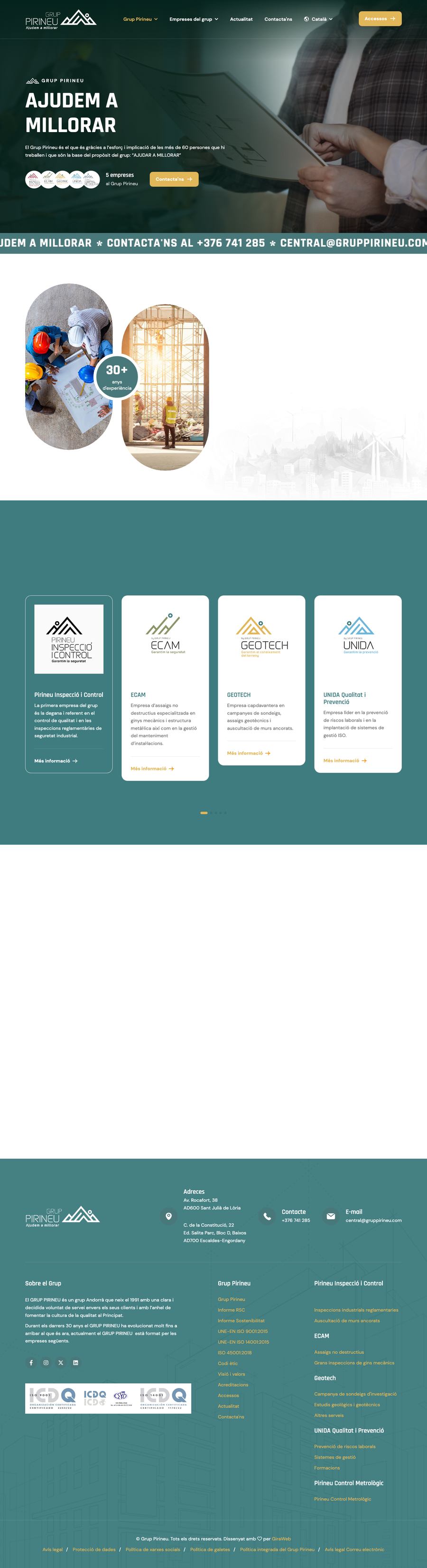 GiraWeb - Treball realitzat - GRUP PIRINEU
